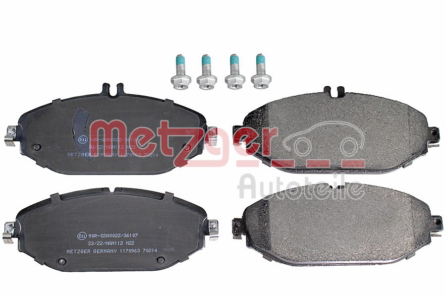 METZGER 1170963 GREENPARTS Bremsbelagsatz, Scheibenbremse